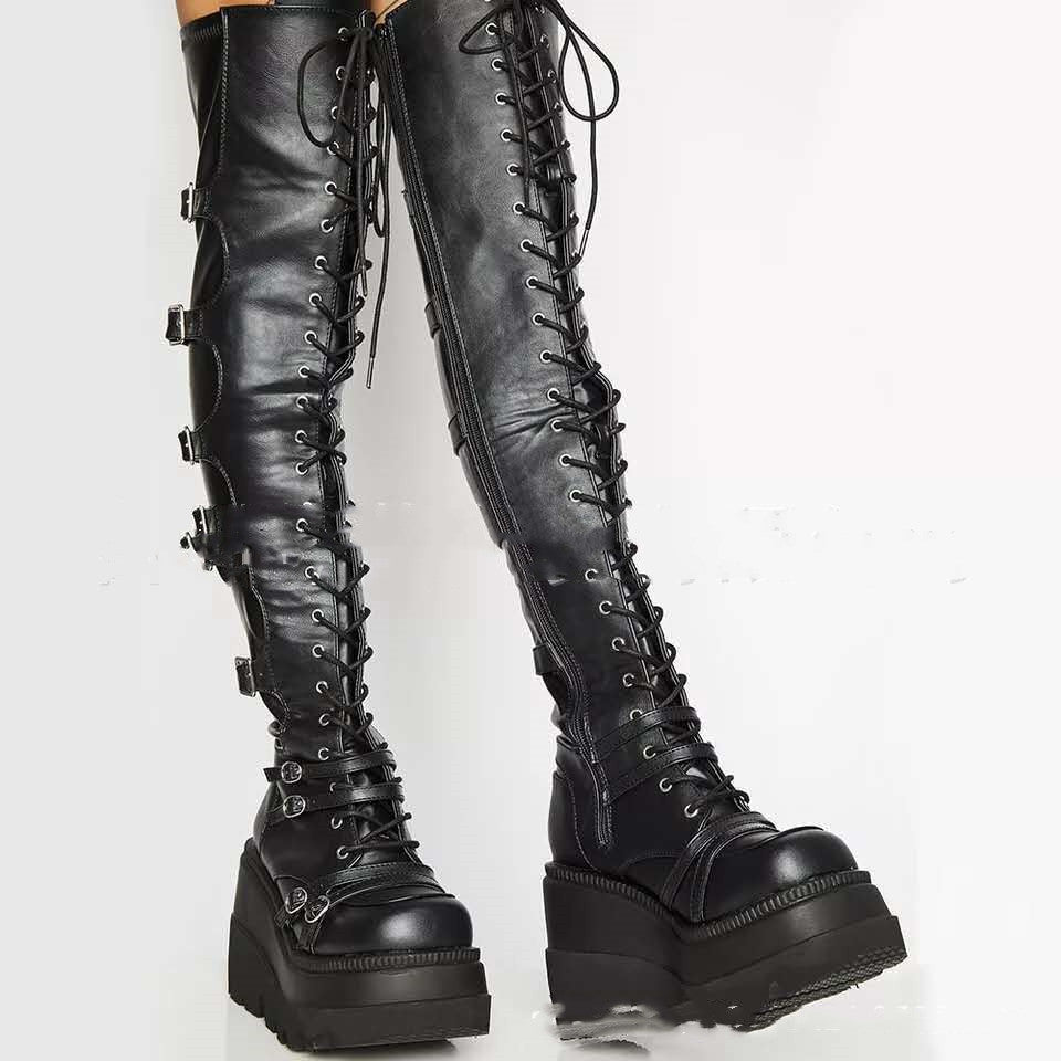 Platform Shoes Boots Winter Shoes Genuine Leather