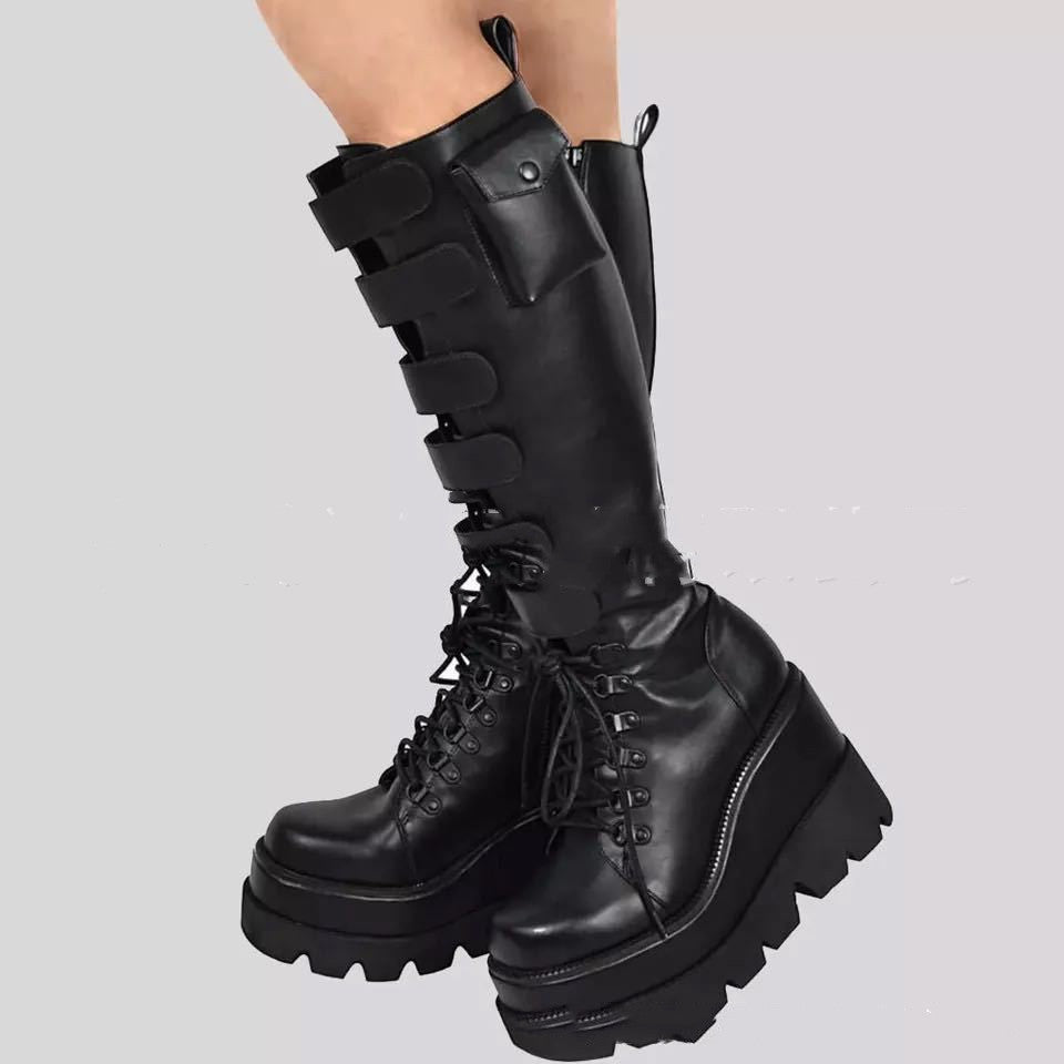 Platform Shoes Boots Winter Shoes Genuine Leather