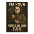Happy Birthday From Your Number One Fan Greeting Card