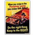 Keep to the Right Flexible Magnet