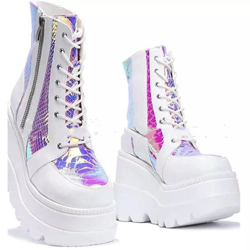 Platform Shoes Boots Winter Shoes Genuine Leather
